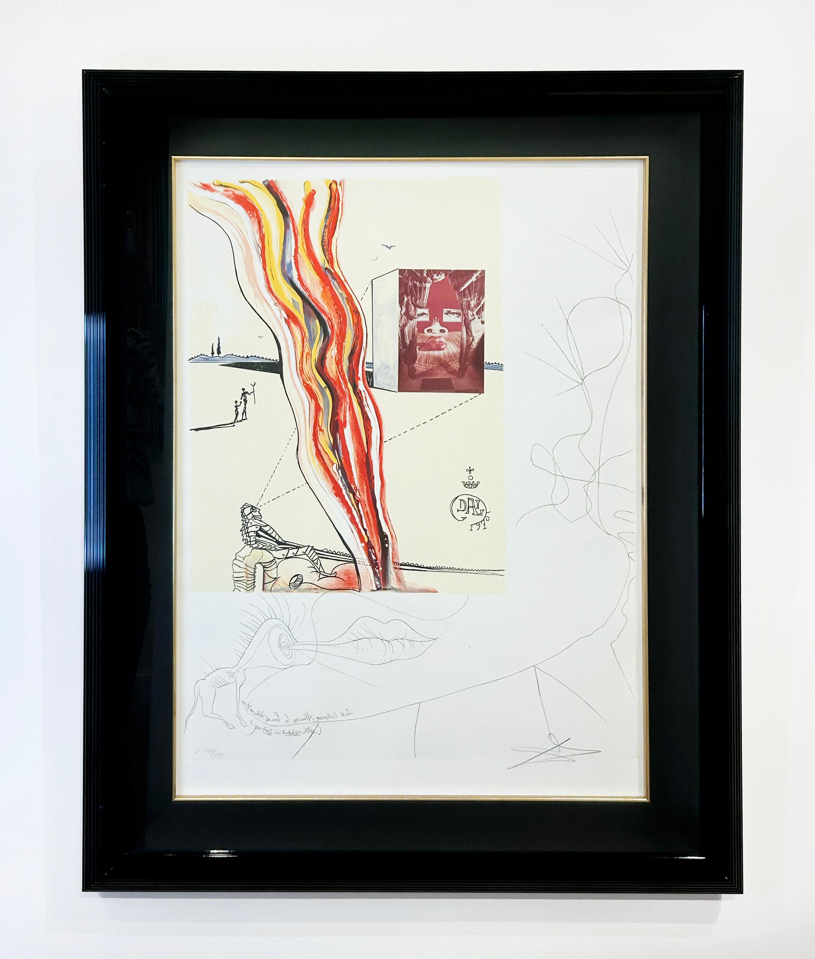 Televisione liquida e gassosa - Print Surrealismo di Salvador Dalí