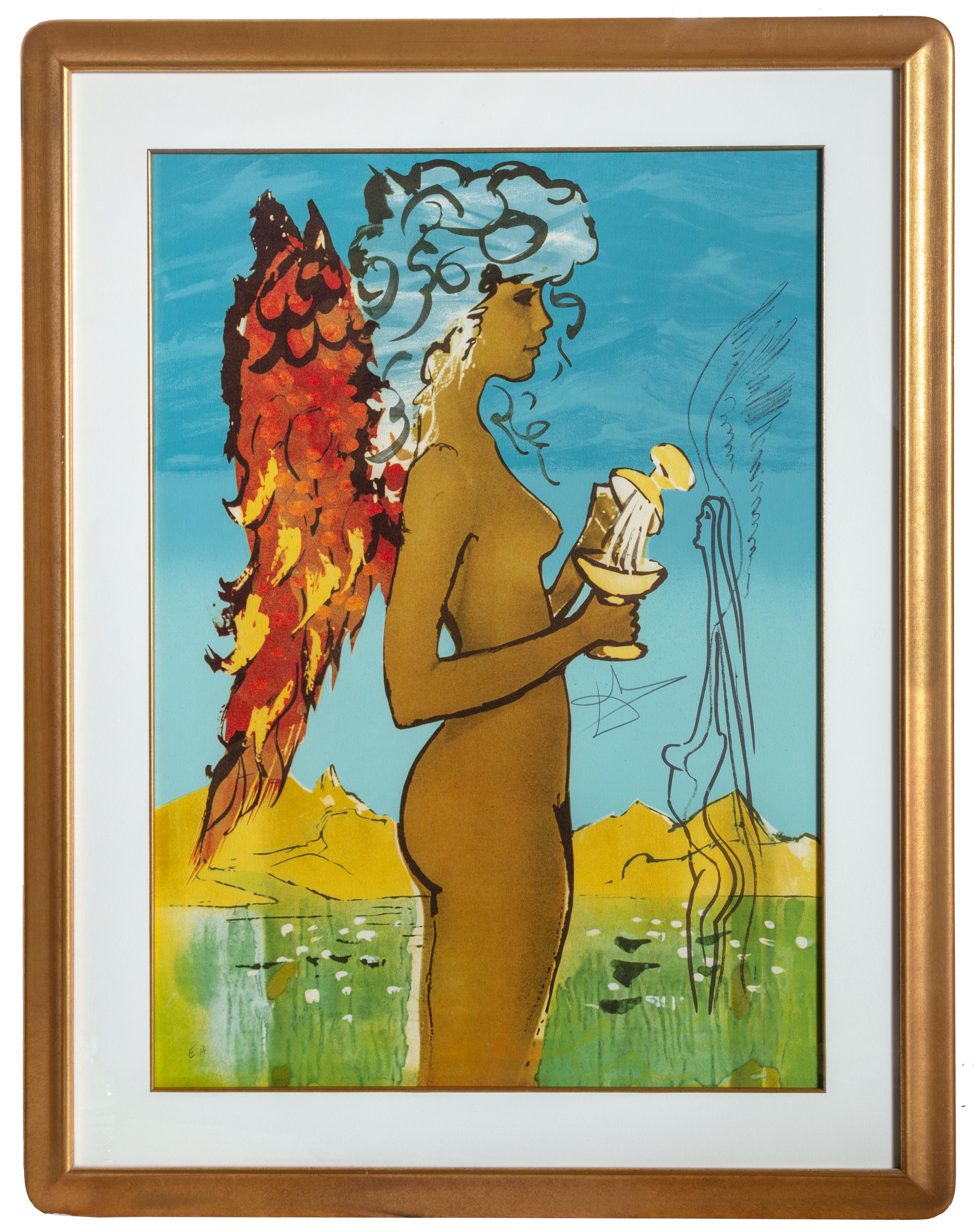 Salvador Dalí Nude Print - Love's Promise (Temperance)