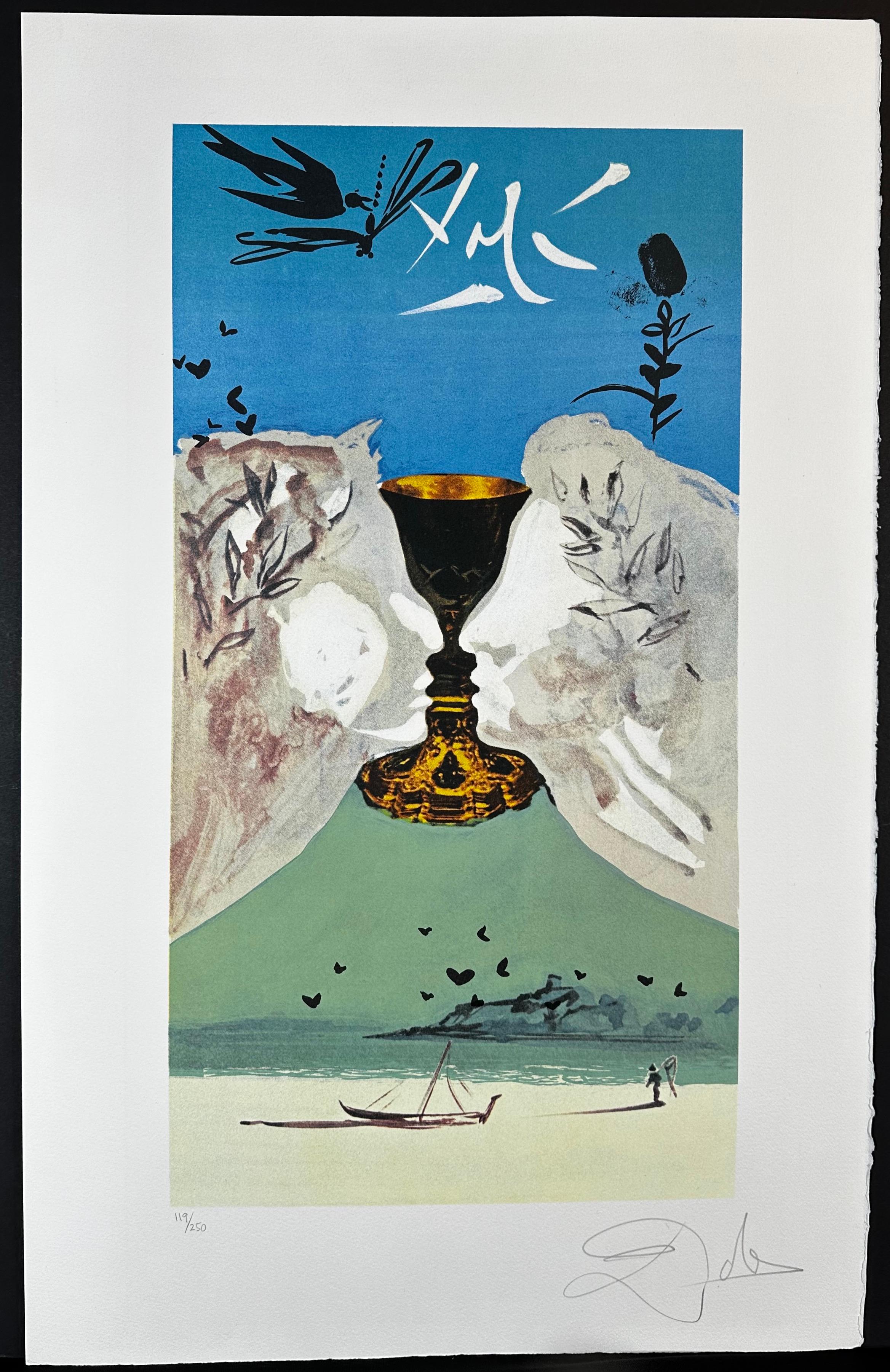 Salvador Dalí Figurative Print - Lyle Stuart Tarot Prints Ace of Cups