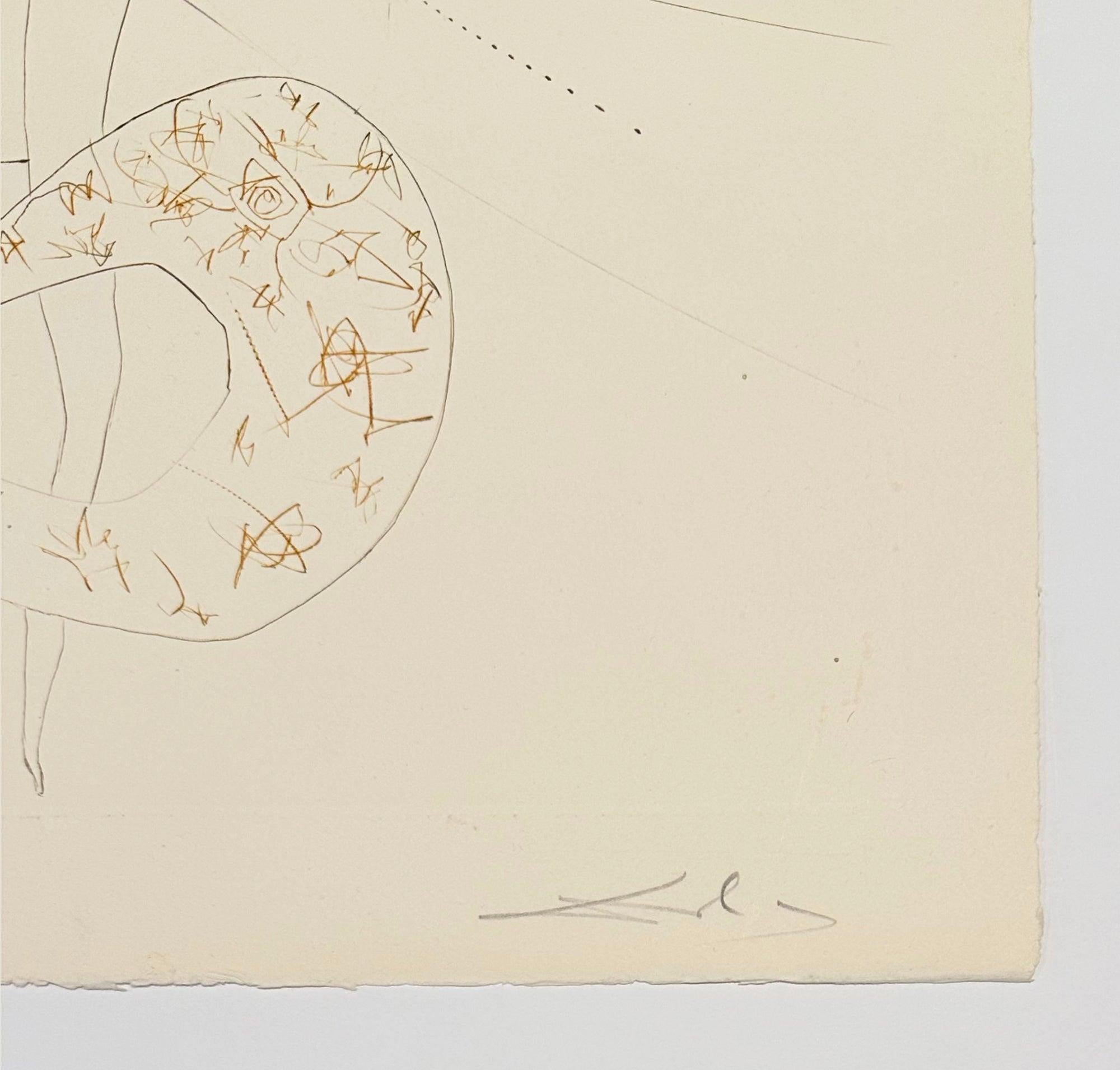 Mad Tristan, from Tristan and Iseult - Surrealist Print by Salvador Dalí
