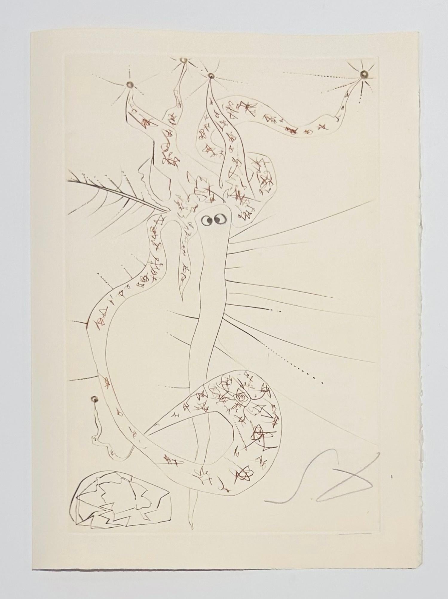 Mad Tristan, from Tristan and Iseult (Surrealismus), Print, von Salvador Dalí