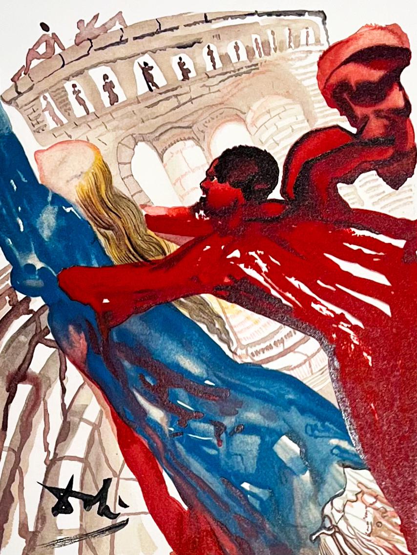 Salvador Dalí Figurative Print - Mais ô belle Dionée..., from L'art d'aimer