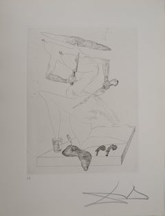 Maldoror : Making dinner - Original etching, HANDSIGNED, 1975