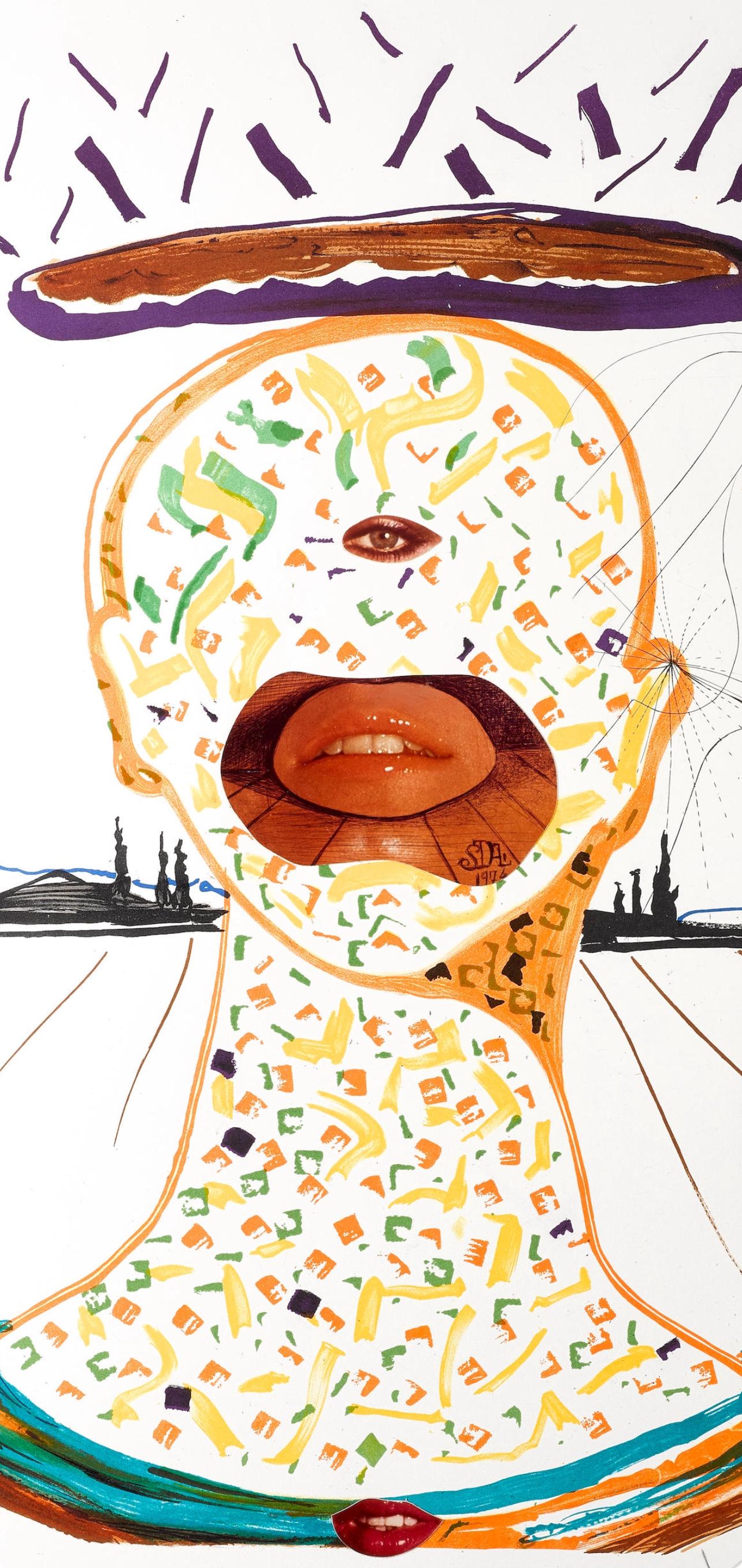 Maquillage cyclopéen (M/L 822-831; Campo 75-13) - Print de Salvador Dalí