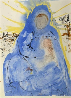 Maria Conferens En Cordi Suo – Lithographie – 1964