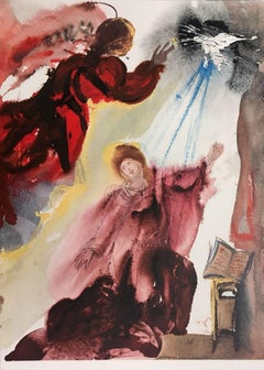 Mariae Annunciatae - From "Biblia Sacra"  - 1960s - Dalì - Surrealism