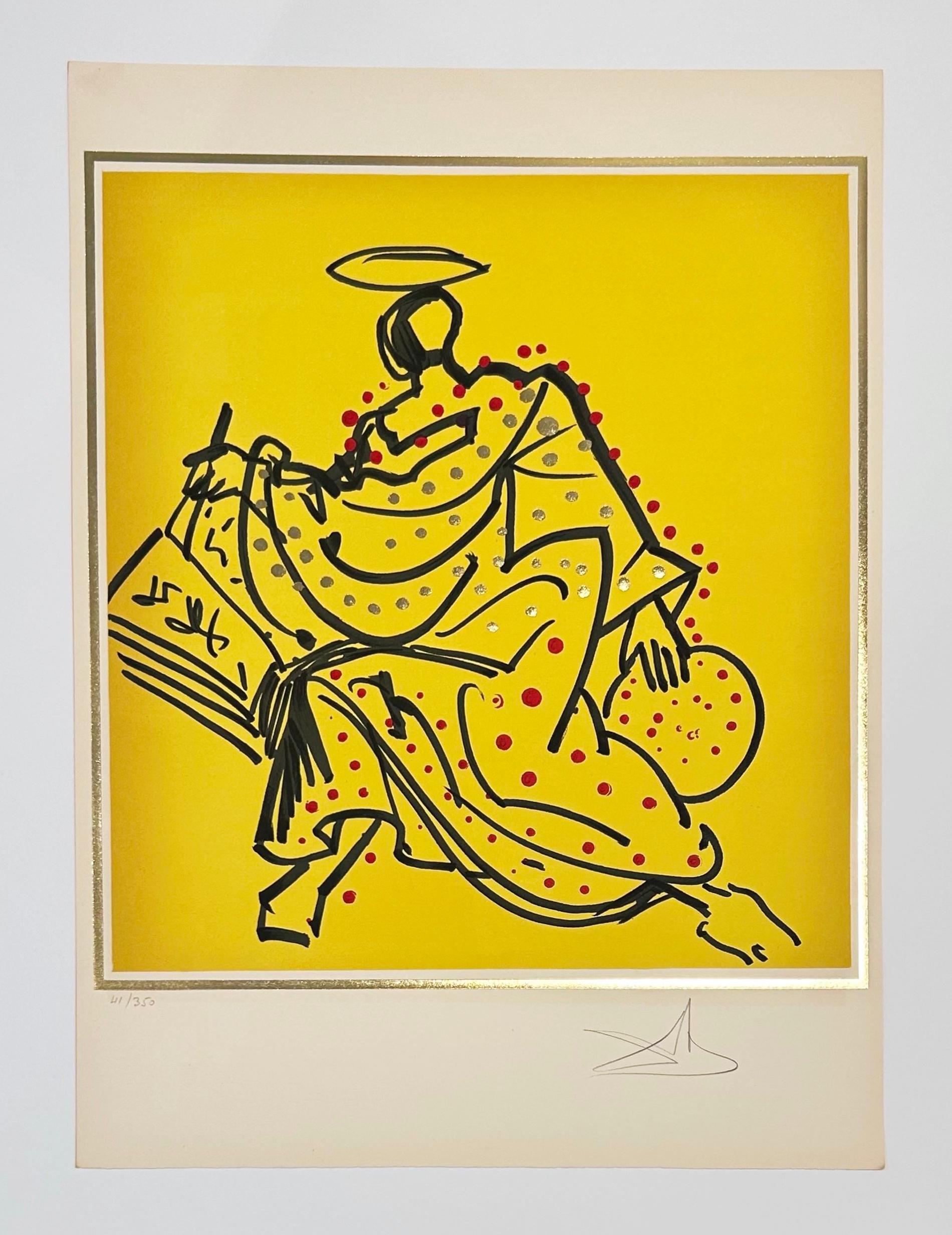 Matthäus (Geoffrey von Monmouth) (Surrealismus), Print, von Salvador Dalí
