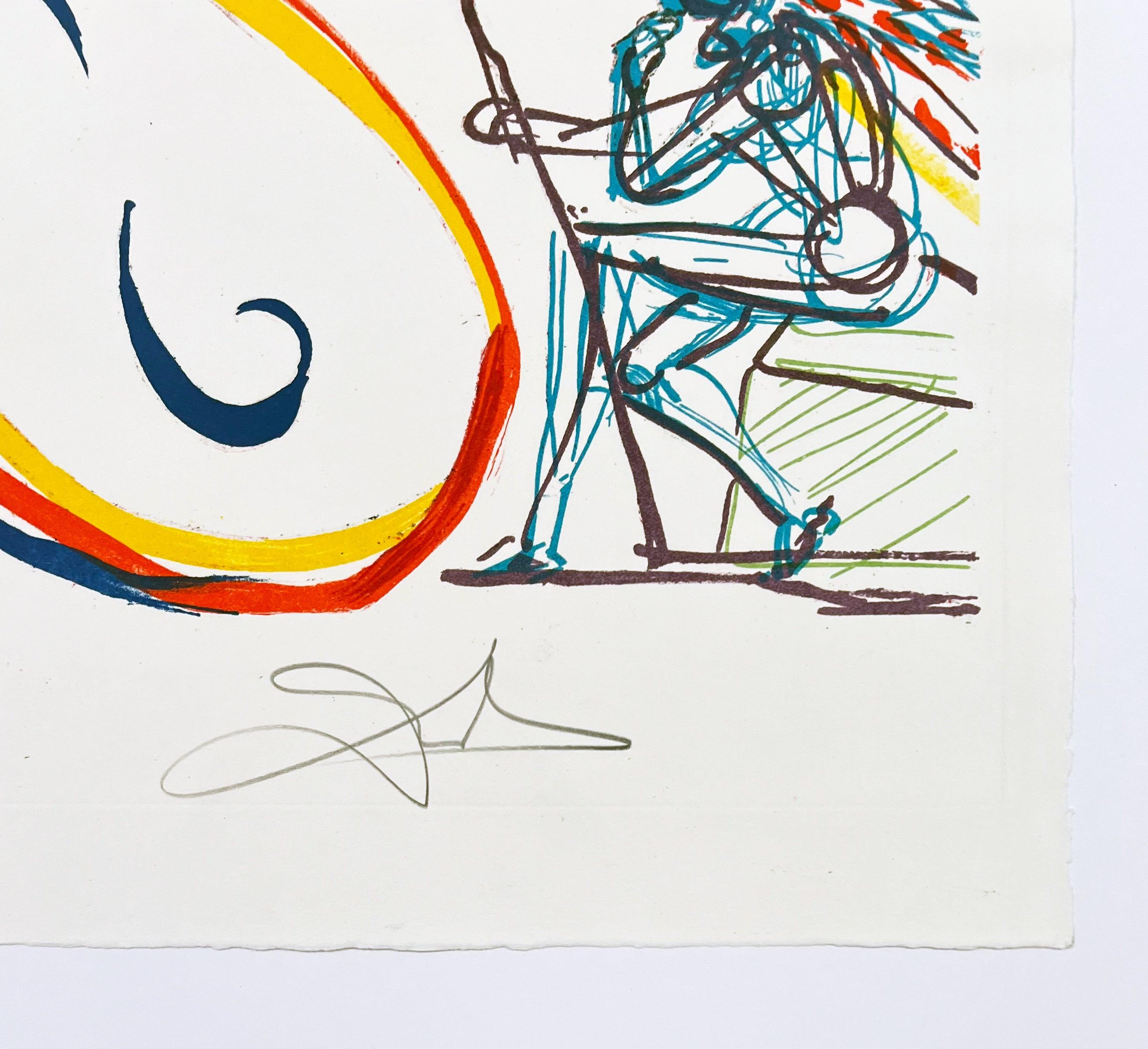 Fondere lo spazio-tempo, da Immaginazioni e oggetti del futuro - Print Surrealismo di Salvador Dalí