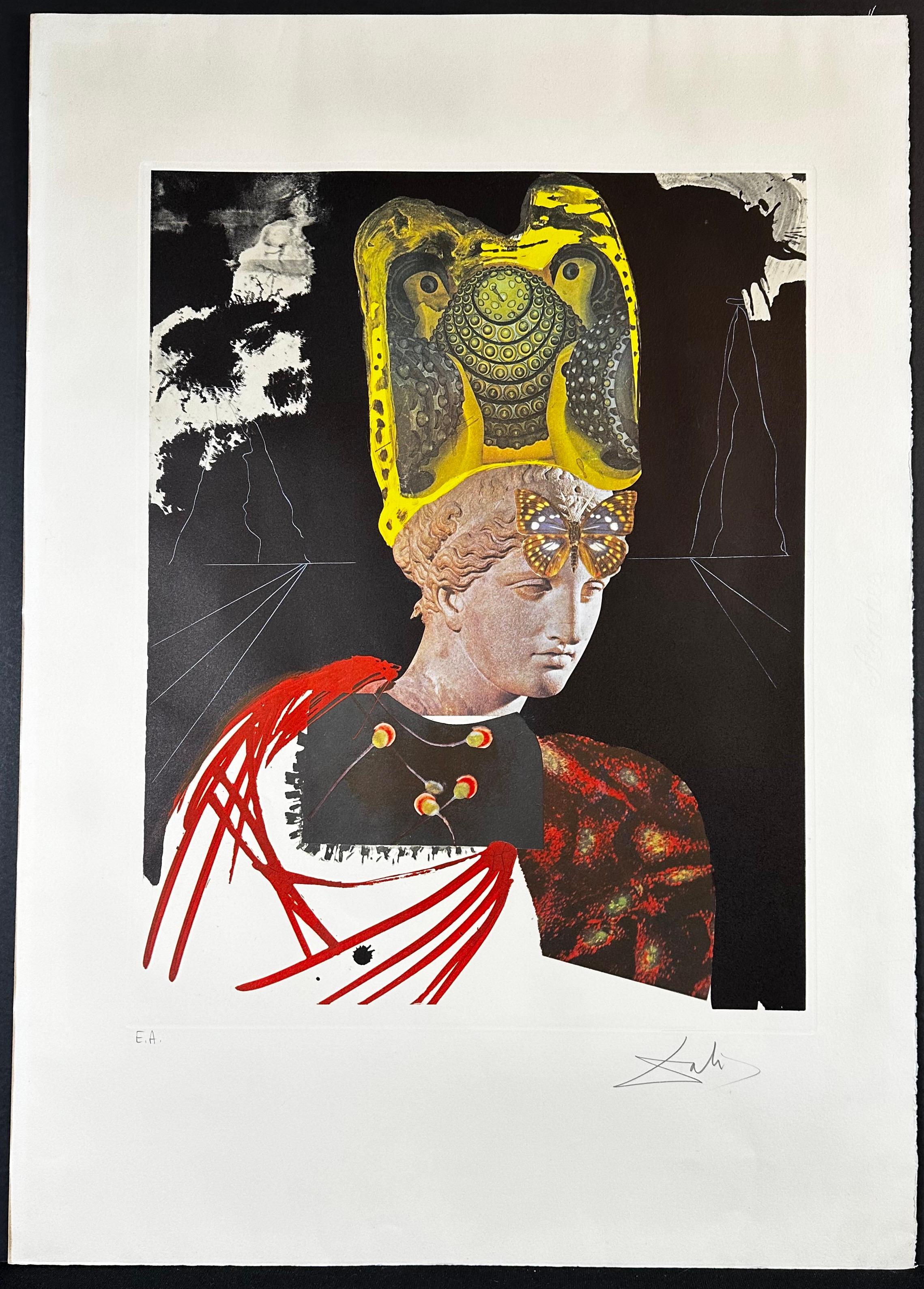 Print Salvador Dalí - Mémoires du surréalisme Crazy Minerv