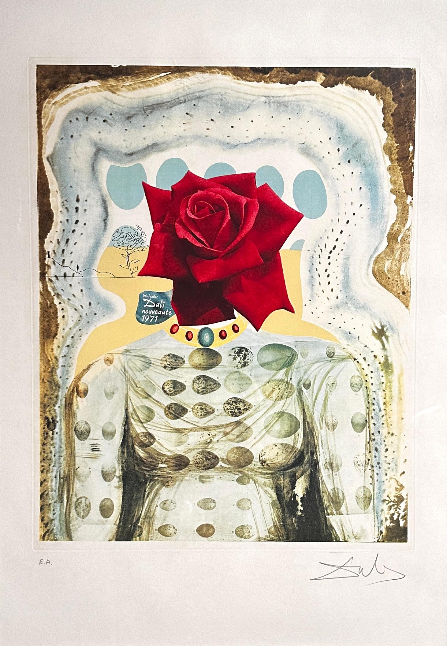 Salvador Dalí Print - Memories of Surrealism Surrealist Flower Girl