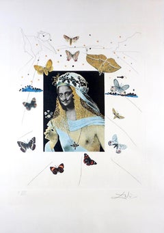Memories of Surrealism Surrealiste Portrait of Dali Surrounded by Butterfli