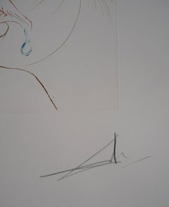 Milton, Lost Paradise : The Kiss - Original Hand Signed Etching, 1974