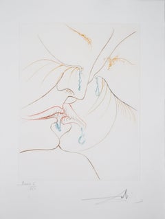 Milton, Lost Paradise : The Kiss - Original Handsigned Etching 