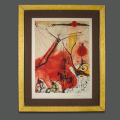 Modern Salvador Dalí­ Surrealist Signed and Numbered Original Work on Paper