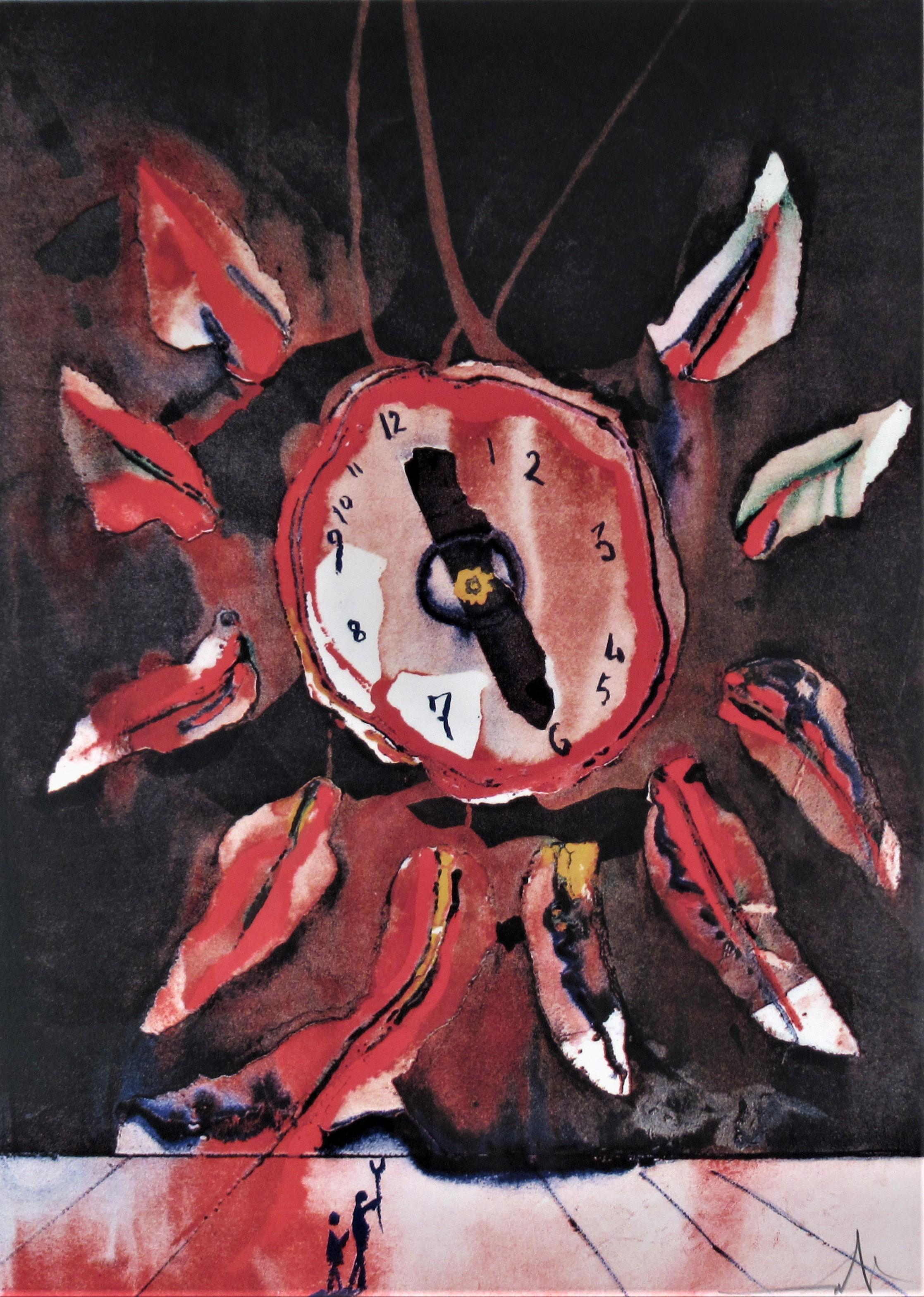 Montre Fleur - Print by Salvador Dalí