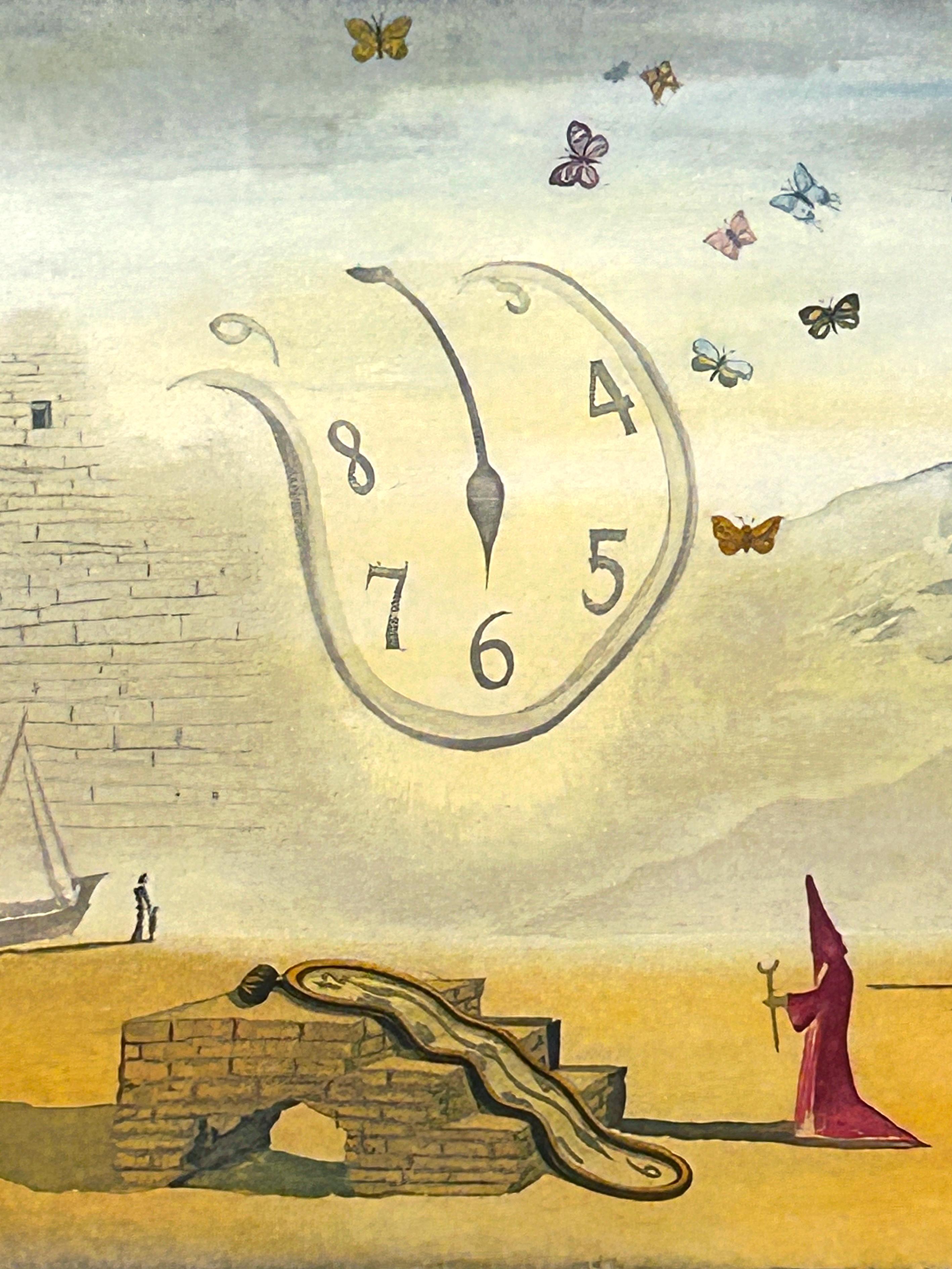 Montre Molles et les Papillons - Print de Salvador Dalí