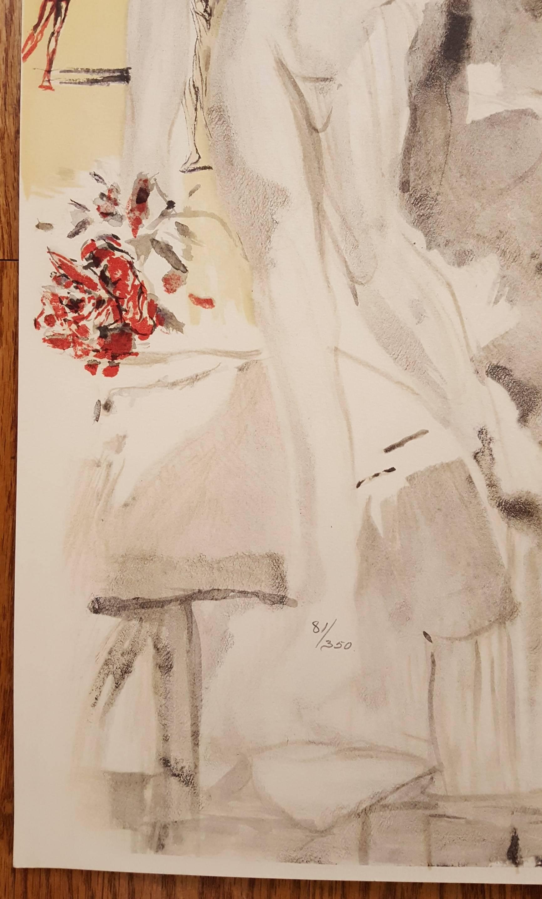 Monument to the Ideal Doctor - Print by Salvador Dalí