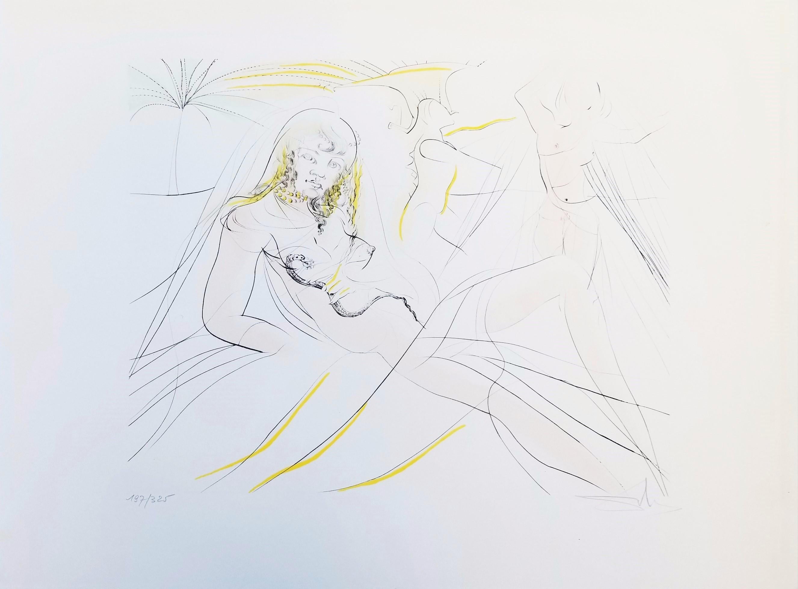 (Mort de Cleopatre) (La mort de) Cléopâtre /// Surréalisme Salvador Dali Moderne - Print de Salvador Dalí