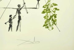 Moscas - Original Lithograph by Salvador Dalì - 1973