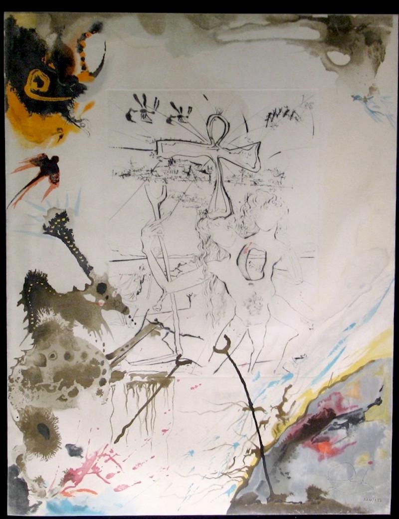 Salvador Dalí Print – Moses und Monotheismus Moses & Akhenaton 