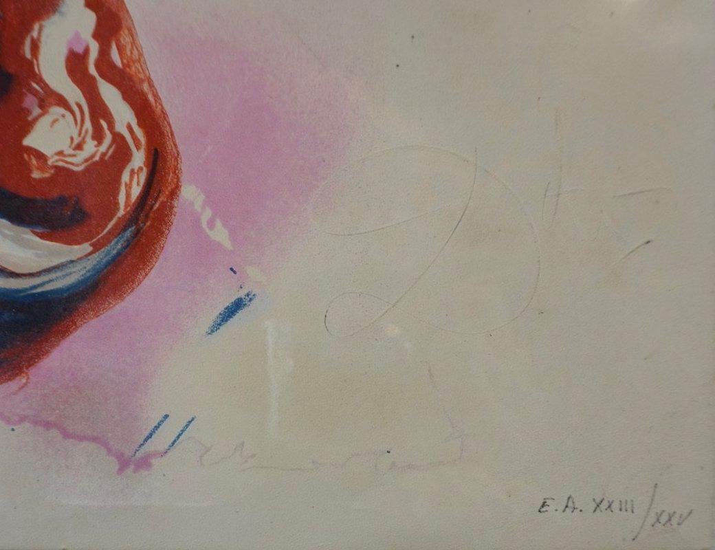 Moses und Monotheismus Das Blau des Blutes des Blutes  – Print von Salvador Dalí