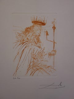 Much Ado About Shakespeare : King Lear - Original  Signed Etching