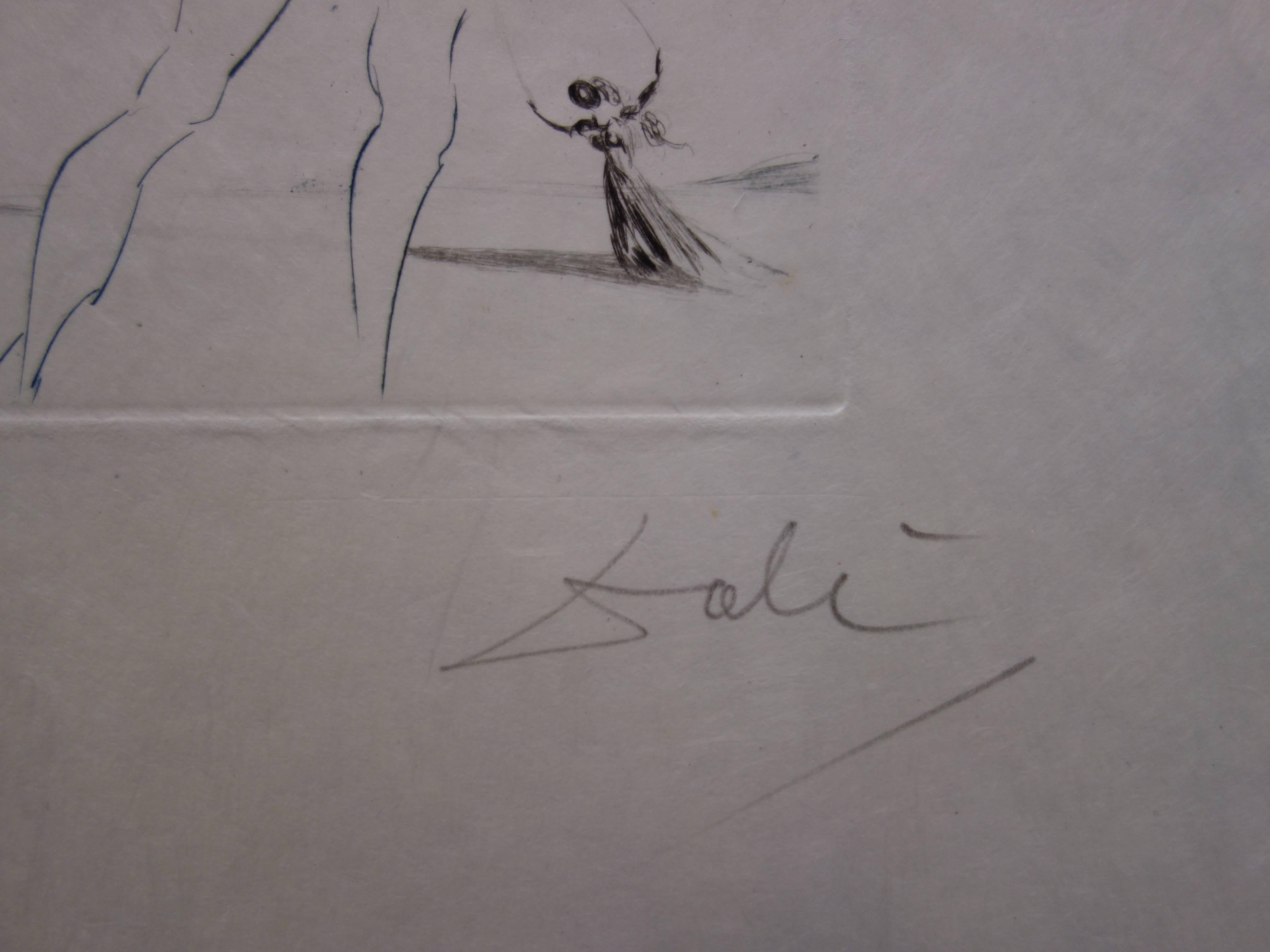 Much Ado über Shakespeare: Maße für Maße – Original  Ätzung signiert – Print von Salvador Dalí