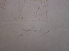 Much Ado About Shakespeare : Merchant of Venice - Original  Signed Etching