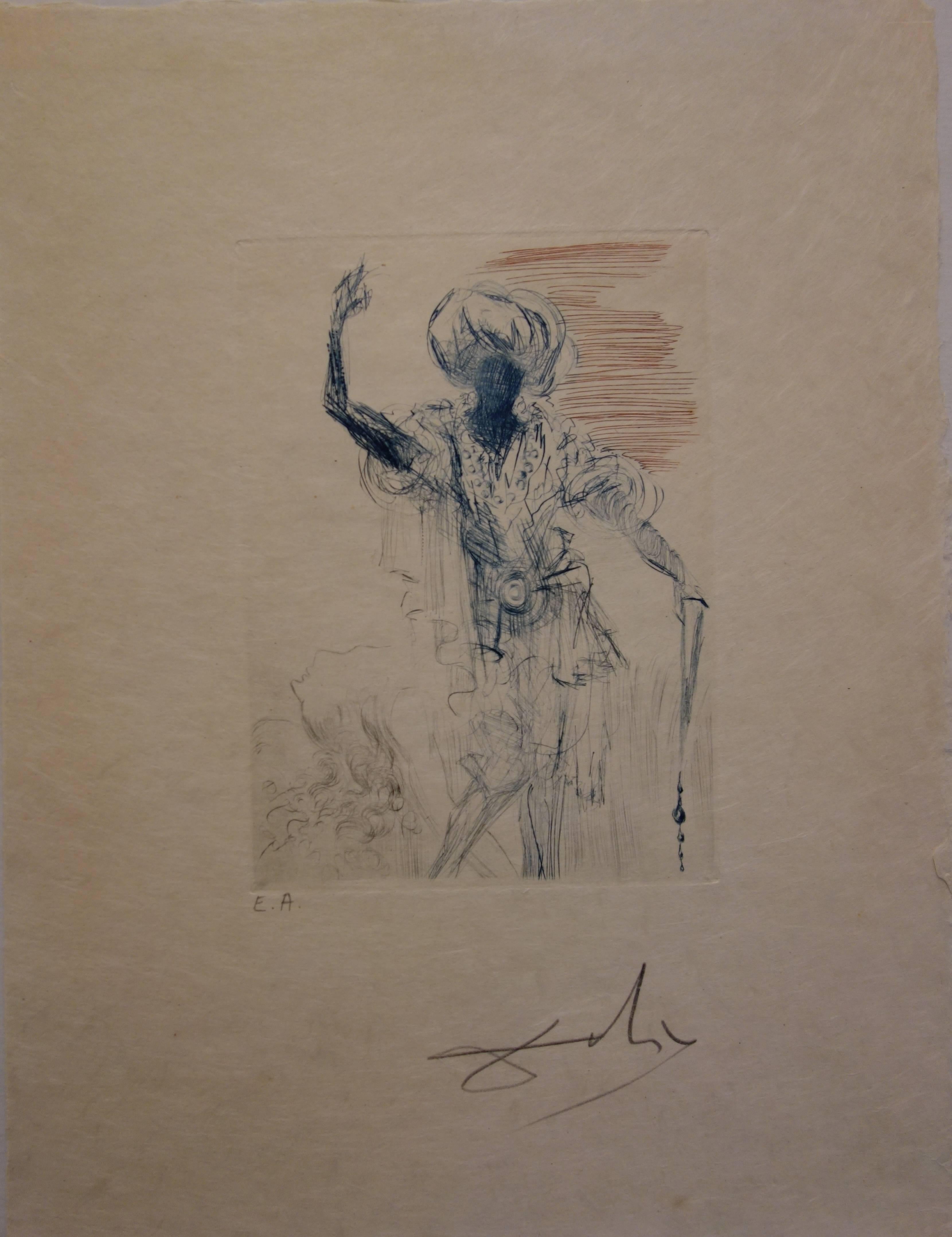 À propos de Shakespeare : Othello  Gravure signée - Surréalisme Print par Salvador Dalí