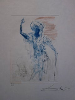 Vintage Much Ado About Shakespeare : Othello - Original  Signed Etching