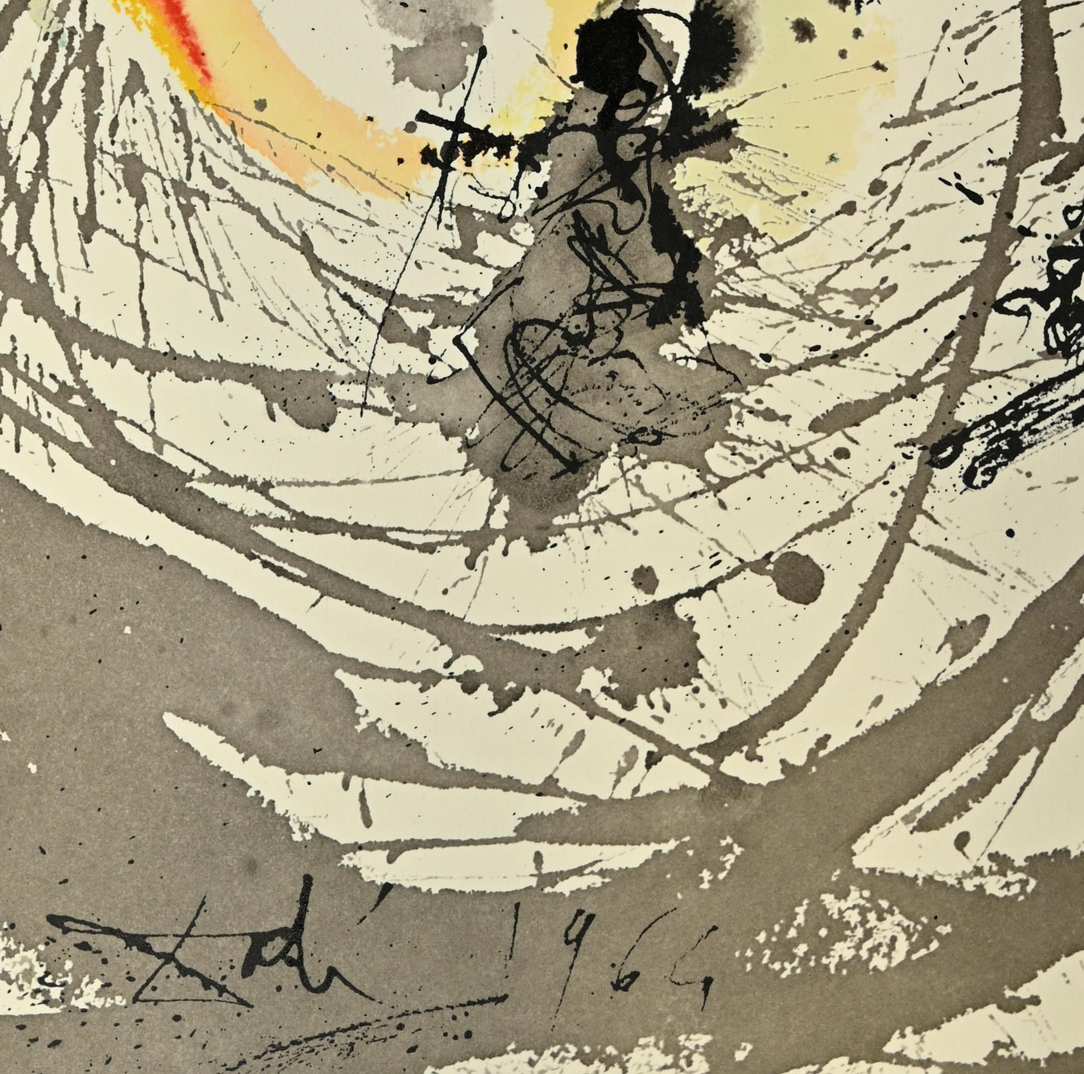Mulier Amicta Sole - Litografía - 1964 - Print de Salvador Dalí