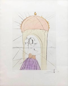 Museum Of Genius And Whim, Hand Signed Etching, EA Edition, 1974, Framed