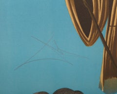 Mystery of Sleep (The Hermit), Signed Surrealist Lithograph by Salvador Dali