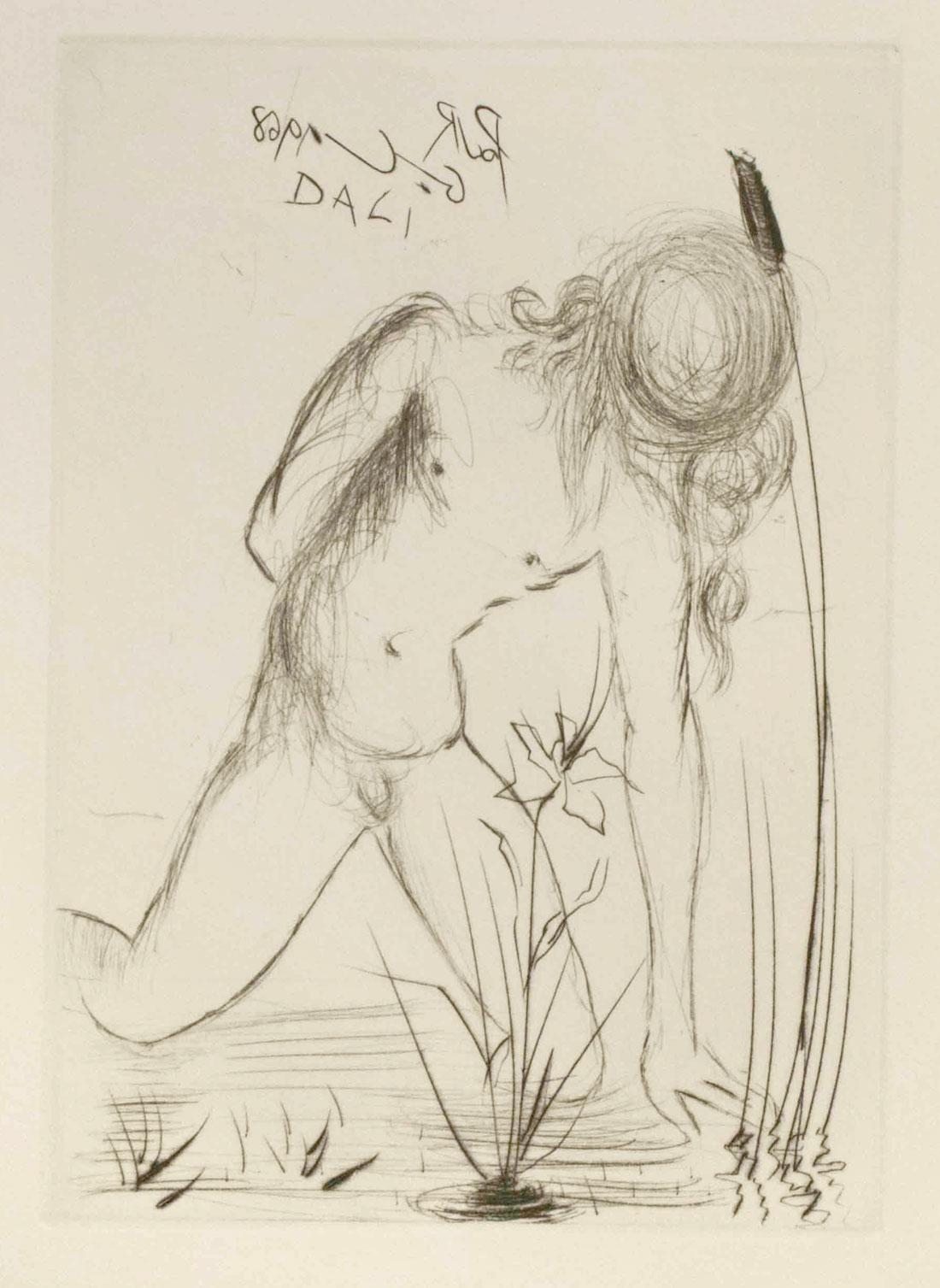 Narcissus - Print by Salvador Dalí