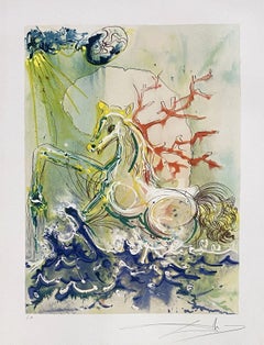 Neptune - Original Lithograph Handsigned