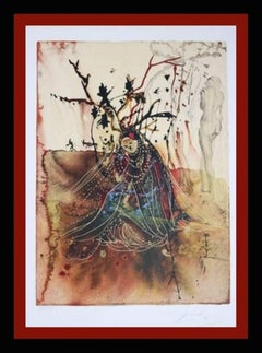 NEW ¡¡¡ DALI -ORIGINAL LITHOGRAPHY - SURREALISM- "Four Seasons" 