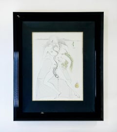Salvador Dali "Nude Couple, Large Serpent"