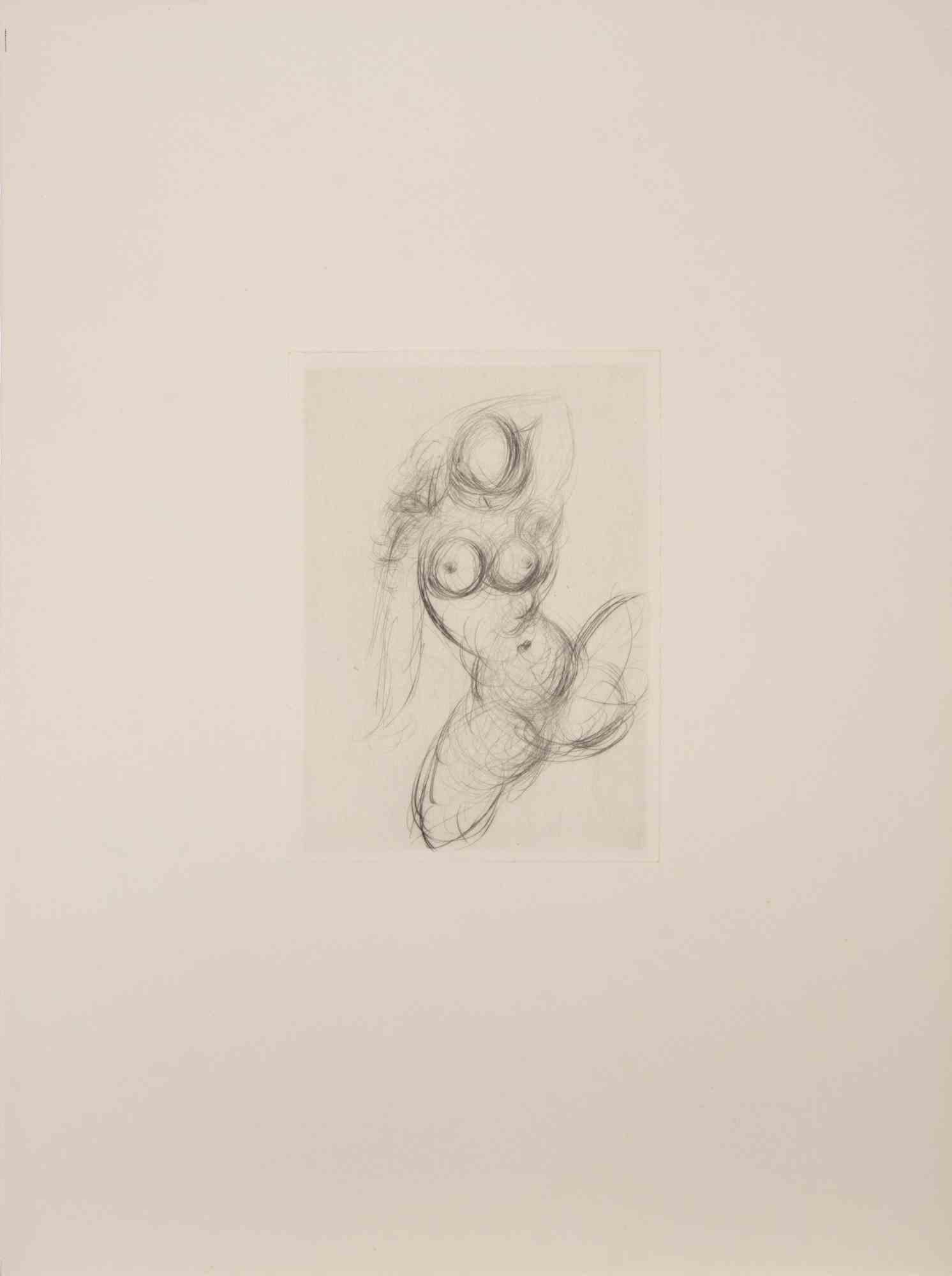 Nus -  Gravure - 1968 - Print de Salvador Dalí