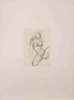 Nude -  Etching - 1968