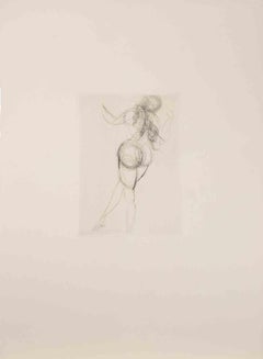 Nude from the Back-  Etching - 1968