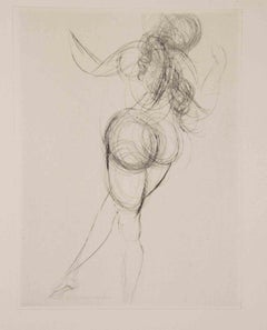 Desnudo de espaldas-  Aguafuerte - 1968