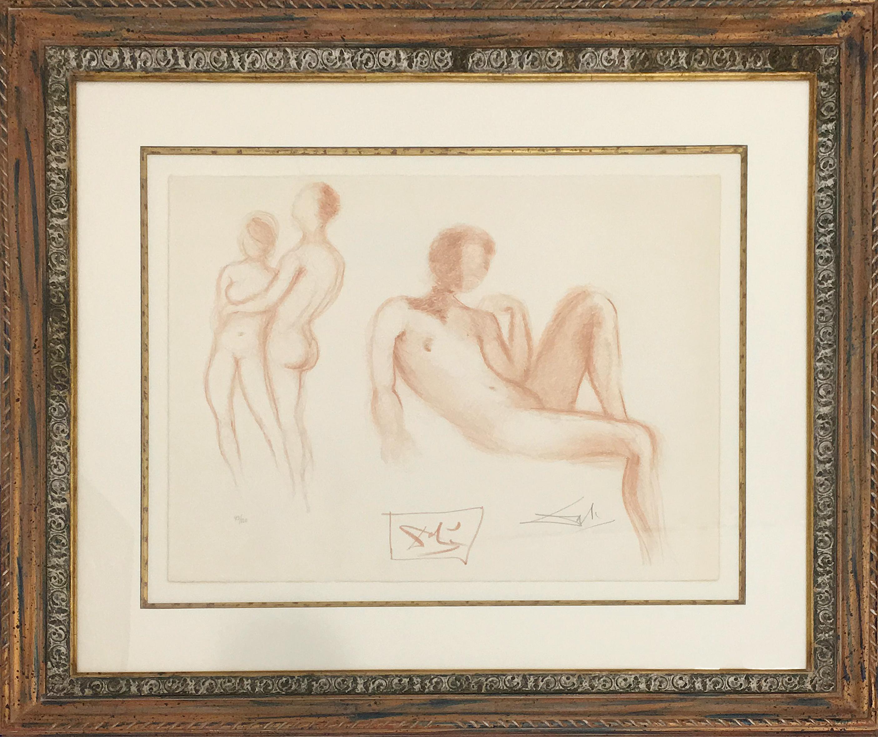 Nudes - Print by Salvador Dalí