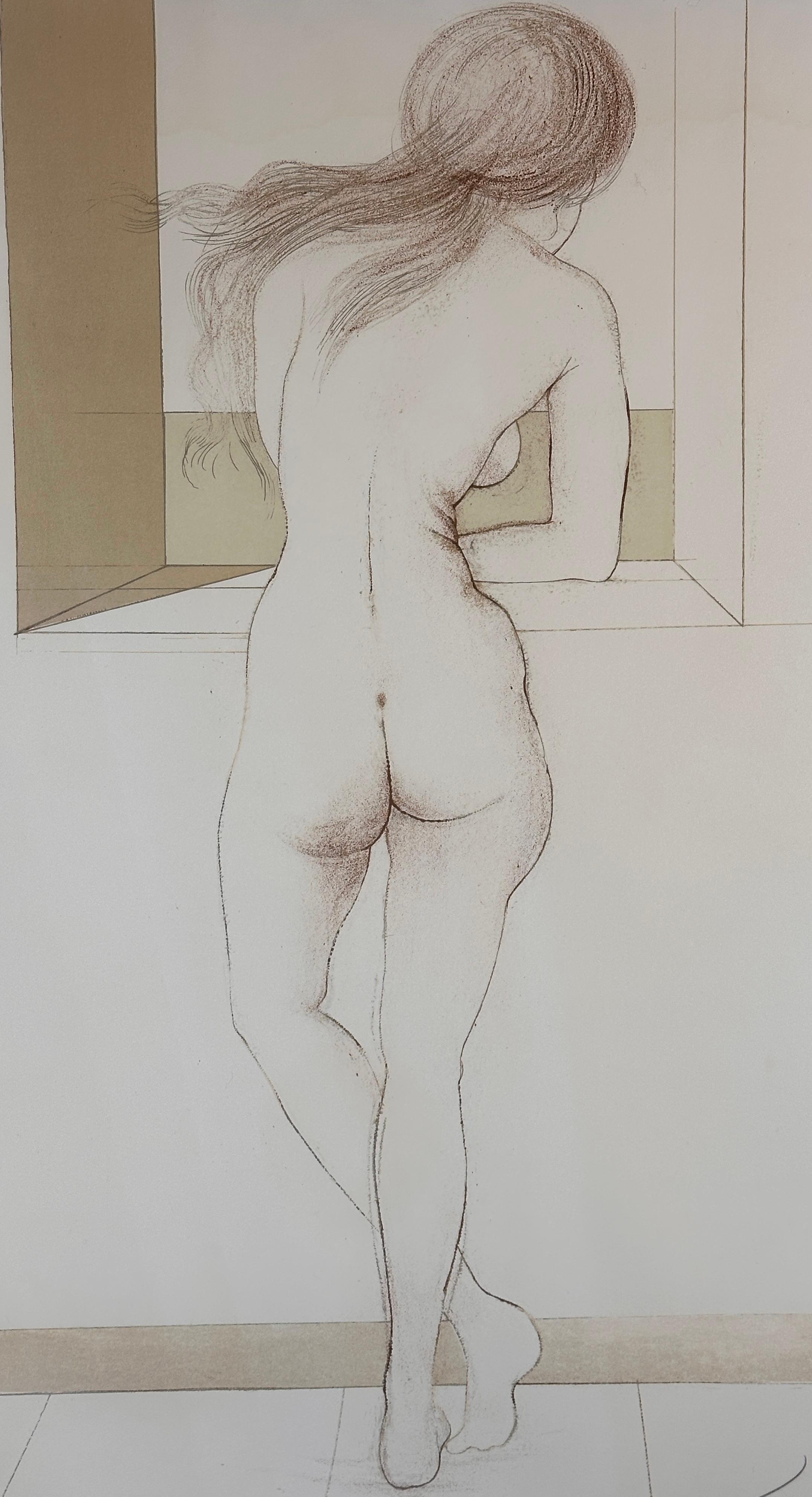 Desnudos Desnudos en la ventana - Print de Salvador Dalí