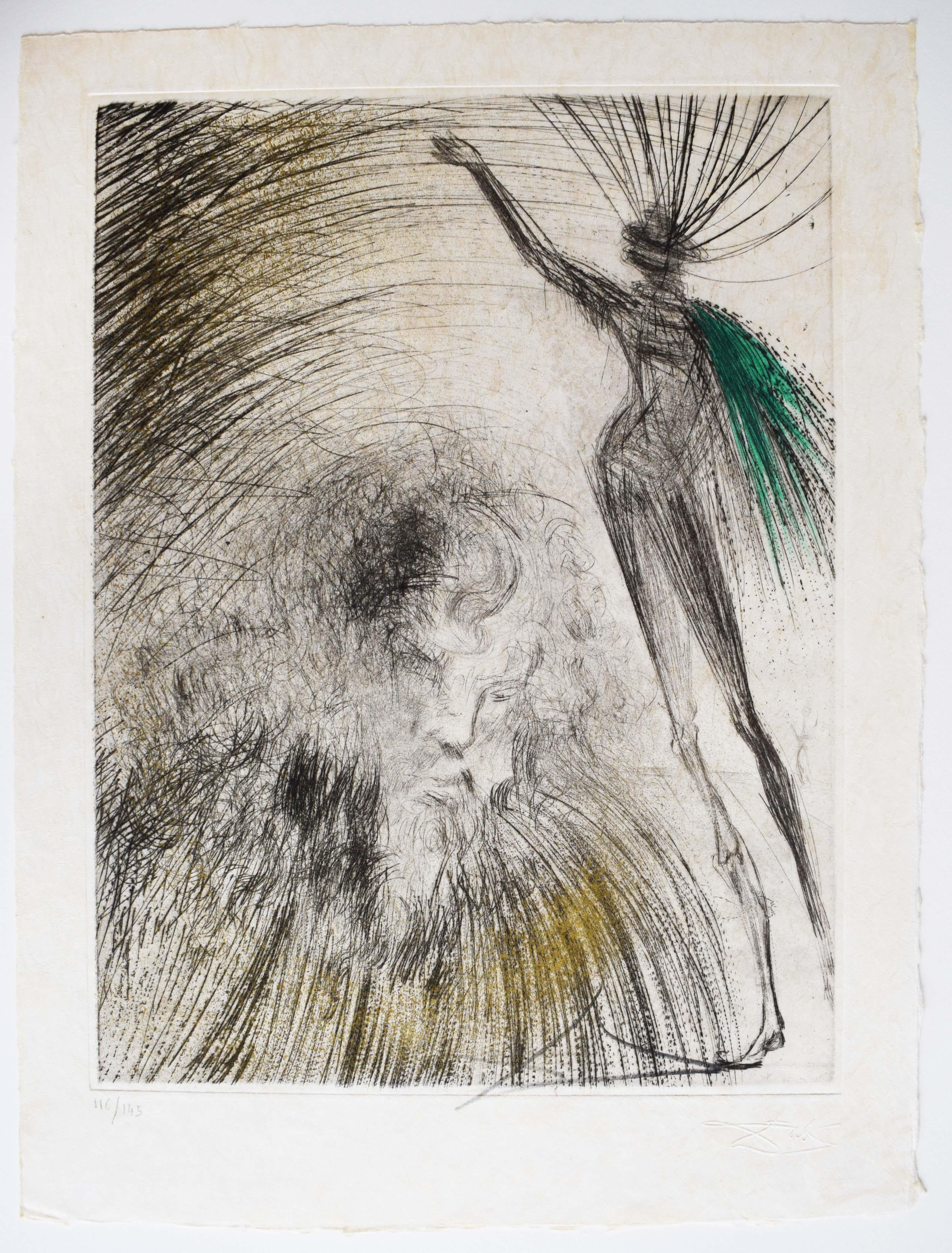 Old Faust, from: Faust (Walpurgis Night) - Spanish Surrealism - Print by Salvador Dalí