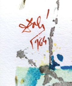 Omnes de Saba Venient - Original Lithograph by S. Dalì - 1964