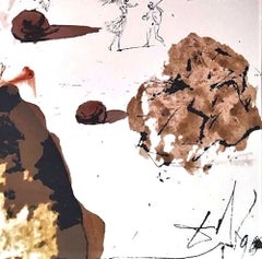 Omnes Gentes in Valles Iosaphat - Lithographie originale de Salvador Dalì - 1964