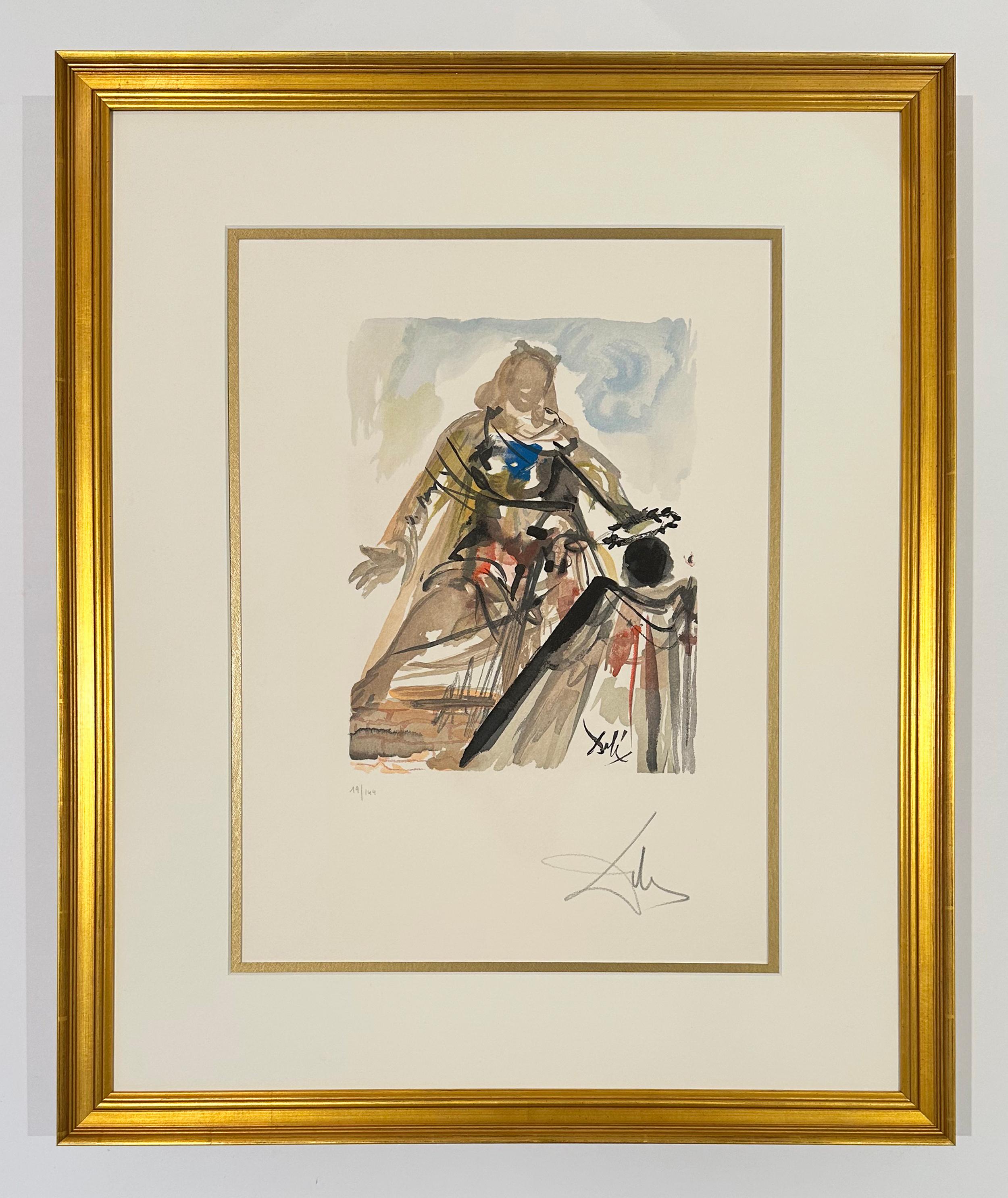 On voit cette reine..., aus L'art d'aimer – Print von Salvador Dalí