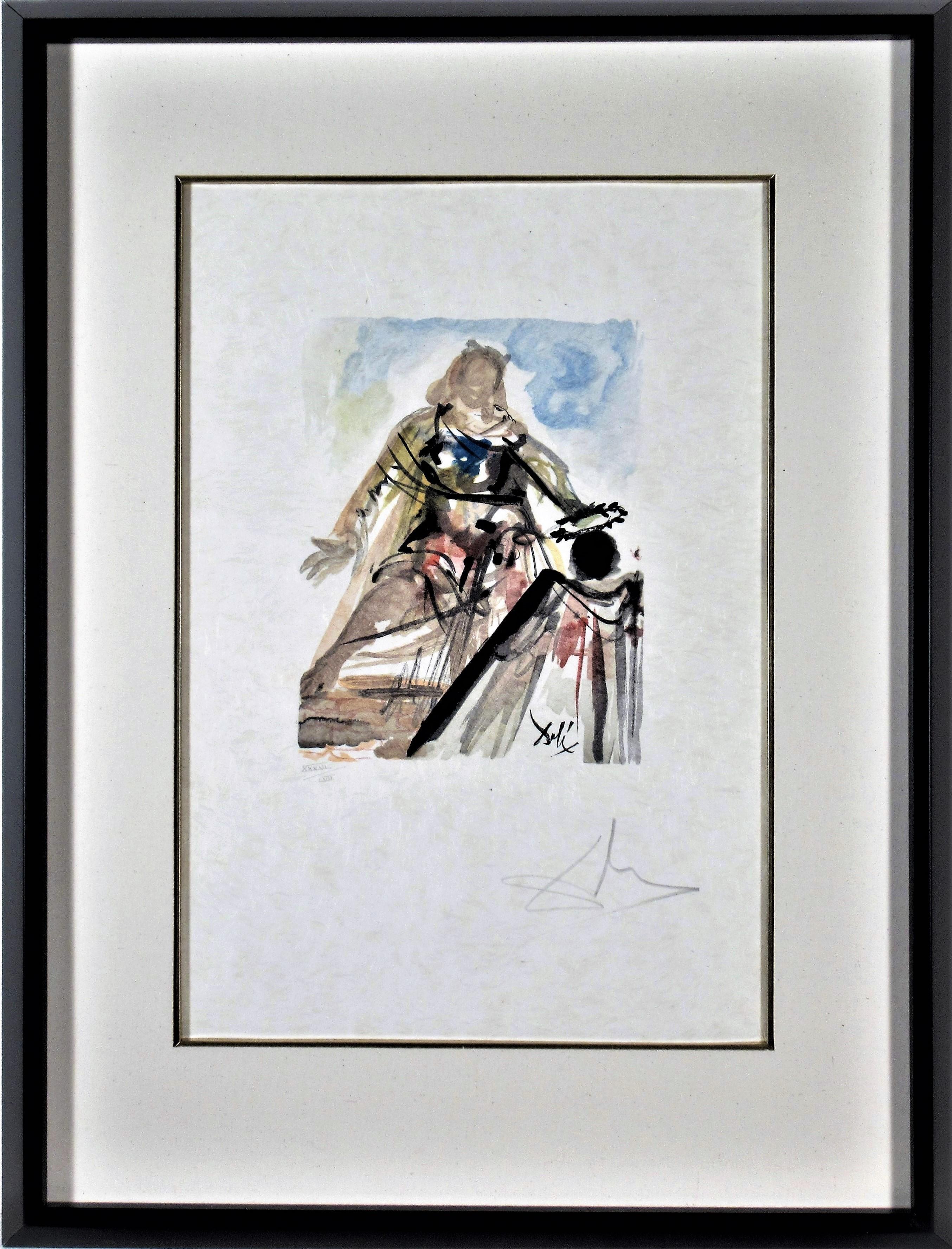 Salvador Dalí Print - "On Voit Cette Reine" from the suite "lArt d'Aimer d'Ovide 