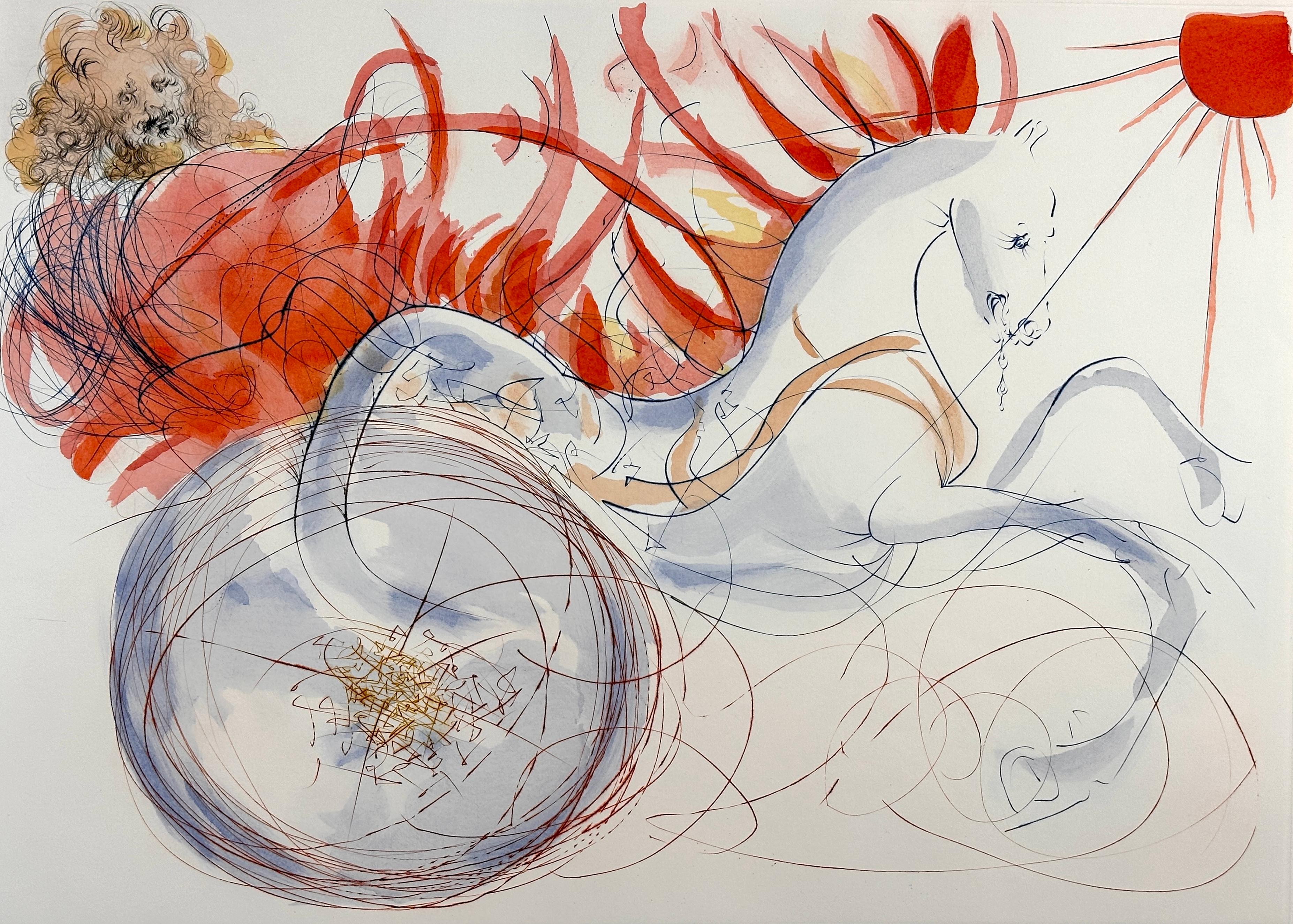 Notre patrimoine historique Elijah - Print de Salvador Dalí