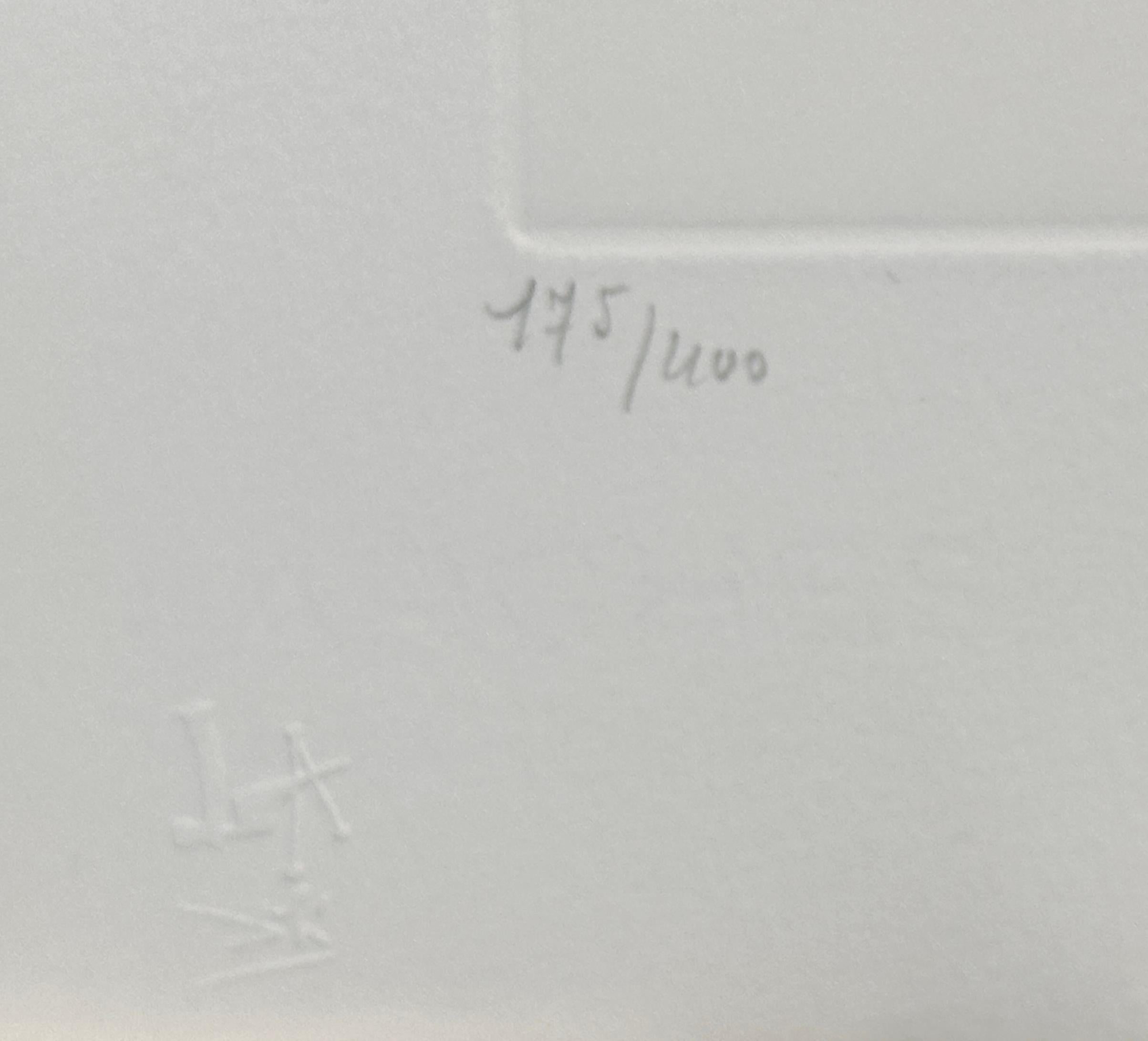 Notre patrimoine historique Elijah - Gris Print par Salvador Dalí